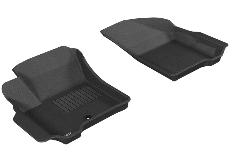 3D MAXpider 2009-2012 Dodge Journey Kagu 1st Row Floormat - Black-SR1 Performance