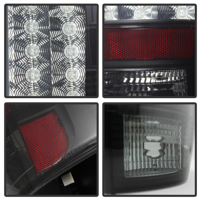 Spyder Chevy Suburban/GMC Yukon/Yukon Denali 07-14 LED Tail Lights Blk Smke ALT-YD-CSUB07-LED-BSM-SR1 Performance