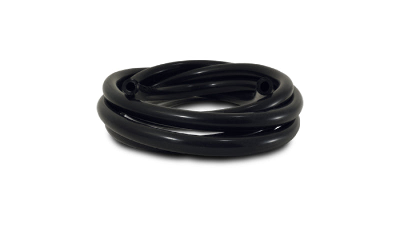 Vibrant 3/16in (4.75mm) I.D. x 25 ft. of Silicon Vacuum Hose - Black