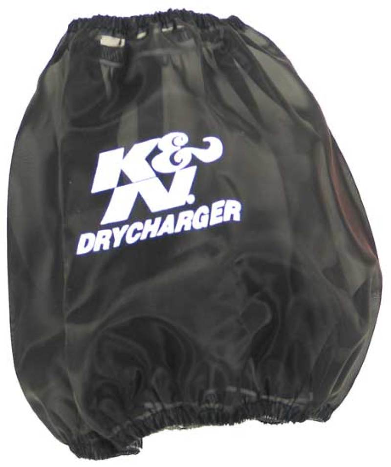 K&N Round Tapered Air Filter Wrap Black 7.5in Base ID / 4.5in Top ID / 6in Height-SR1 Performance