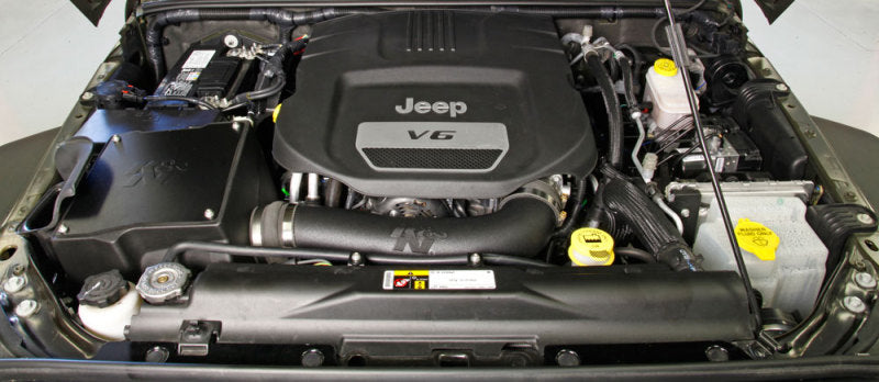 K&N 2012-2016 Jeep Wrangler V6 3.6L Aircharger Performance Intake-SR1 Performance
