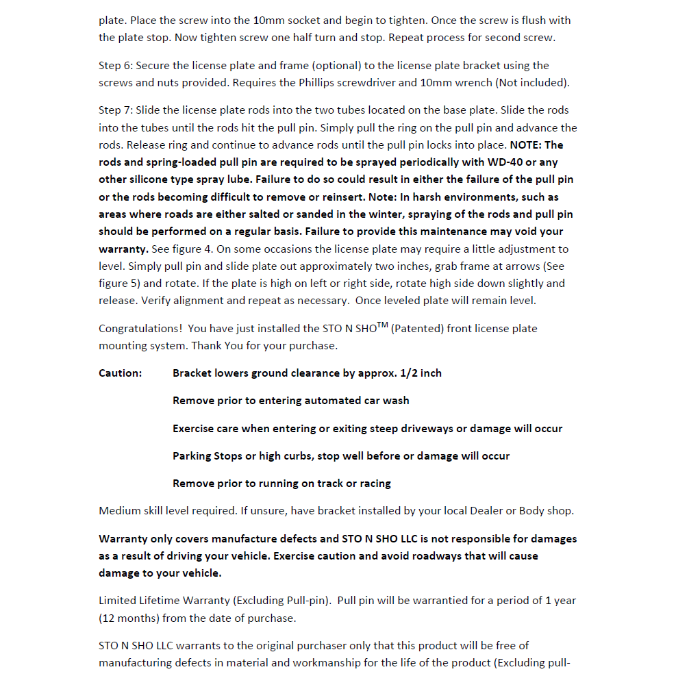 15-19 Chevrolet Corvette License Plate Frame Bracket-SR1 Performance