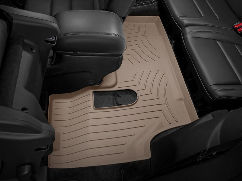 WeatherTech FloorLiner HP Rear Floor Protection for 2013-2014 Dodge Durango - Tan, Part #453245IM