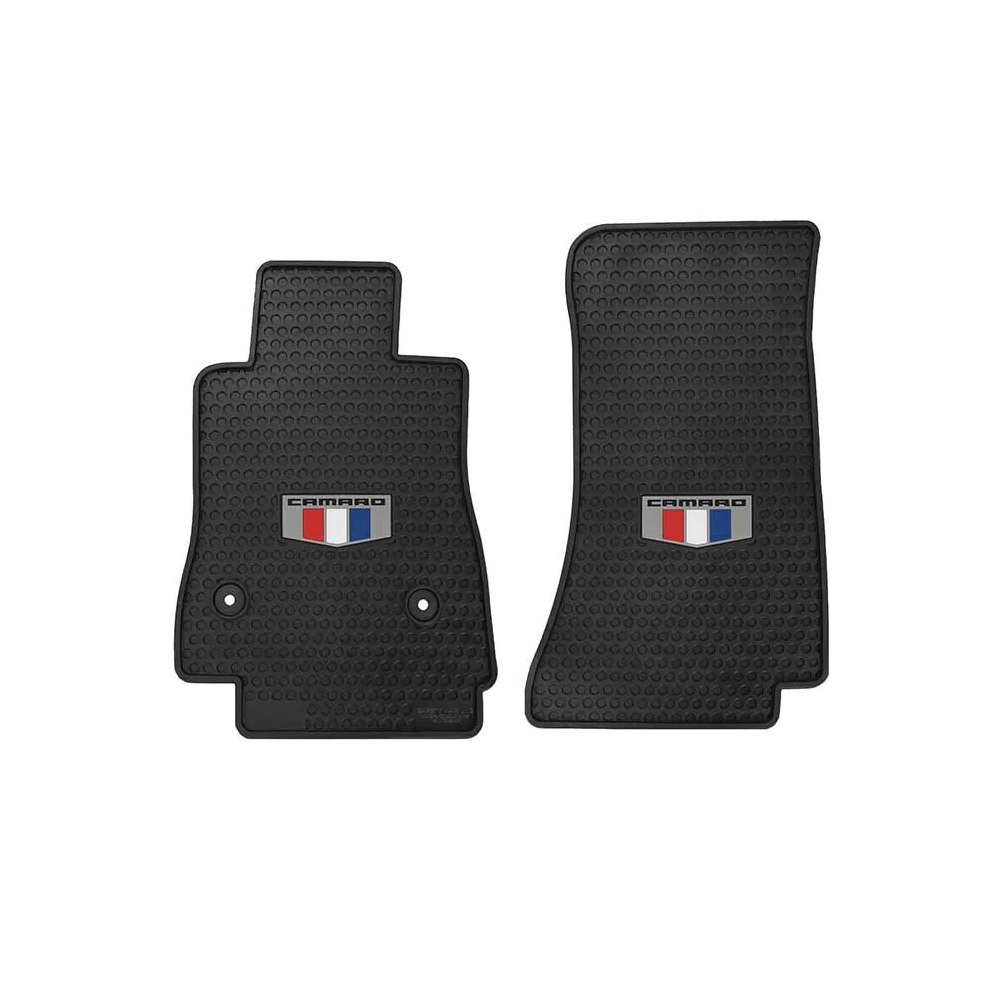 Lloyd Mats Custom-Fit All-Weather Rubber 6th-Generation Chevy Camaro Floor Mats with Camaro Crest