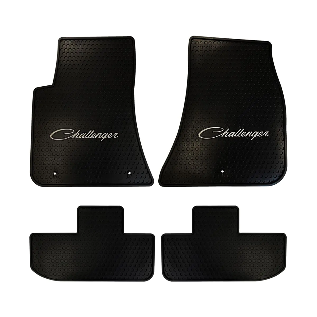 Lloyd Mats Custom-Fit All-Weather Signature Rubber Floor Mats for Dodge Challenger RWD 2011-2023