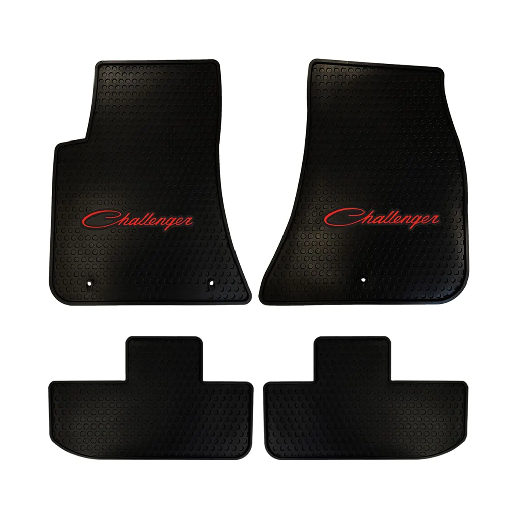 Lloyd Mats Custom-Fit All-Weather Signature Rubber Floor Mats for Dodge Challenger RWD 2011-2023