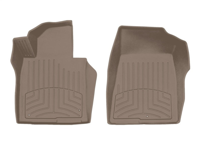 WeatherTech FloorLiner HP Front for 2015-2016 Hyundai Sonata in Tan, Part Number 456661IM