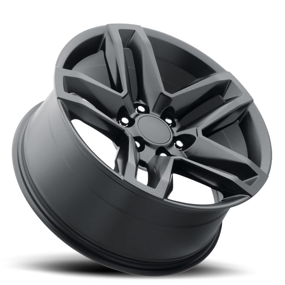 FR 94 – SILVERADO Z71 TRAIL BOSS REPLICA WHEELS-Satin Black 20x9 6x5.5 + 15 HB 78.1