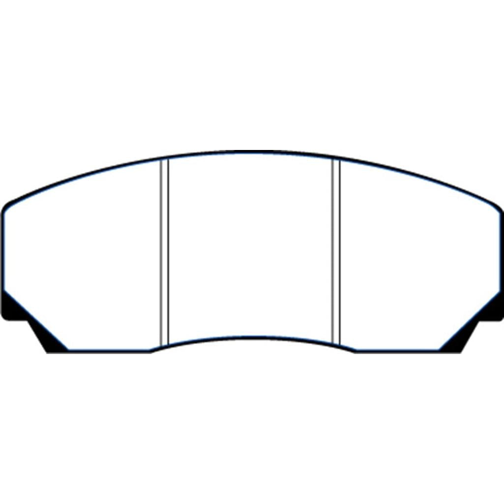 EBC Redstuff Ceramic Low Dust Brake Pads for Lotus Esprit & Aston Martin Vantage (Part No. DP3002C)