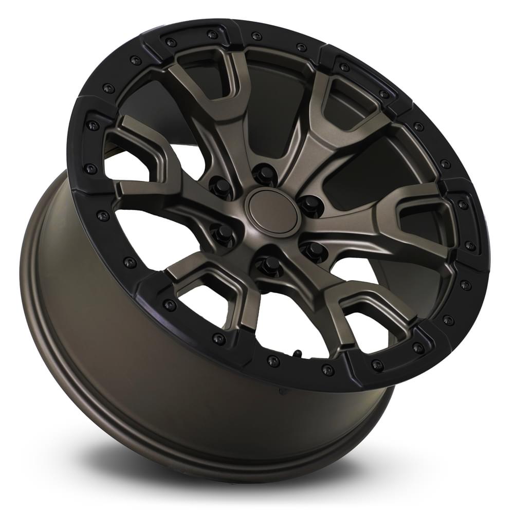 FR 99 – FORD RAPTOR REPLICA WHEELS-Satin Bronze/Satin Black Ring 20x9 6x135 + 20 HB 87.1