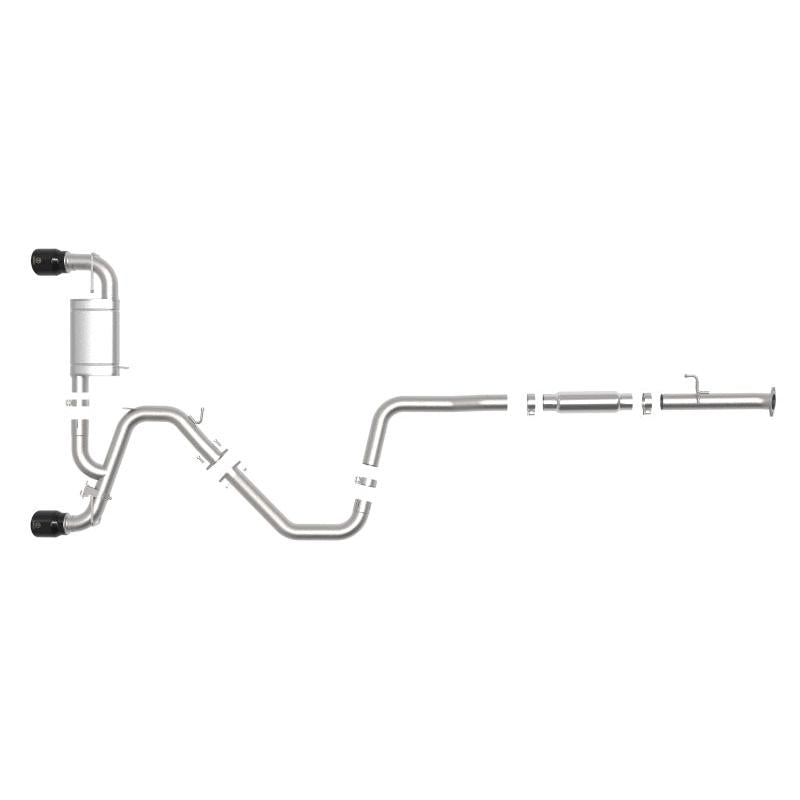 aFe Hyundai Veloster N 21-22 L4-2.0L (t) Takeda Cat-Back Exhaust System- Black Tips