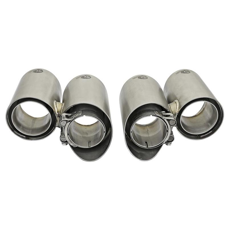 aFe MACH Force-Xp 304 SS OE Exhaust Tips Polished 12-16 Porsche 911 (C2S 991) H6 3.8L-SR1 Performance