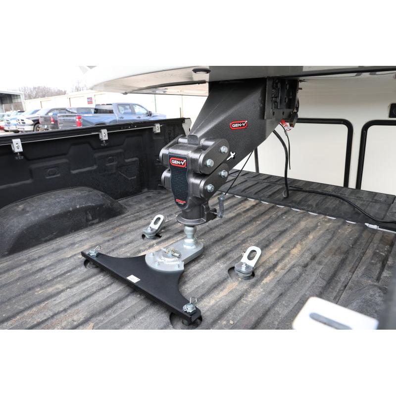 Gen-Y Executive Torsion-Flex Auto Rhino 5th Wheel Pin Box Rep w/Gooseneck 2-5/16in Coupler