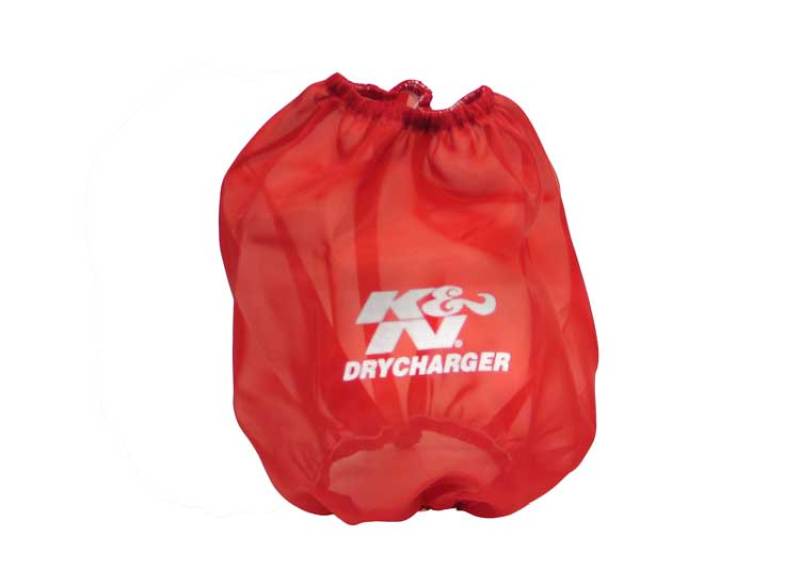 K&N Round Tapered Drycharger Air Filter Wrap Red 7.5in Base ID x 5in Top ID x 7.5in H-SR1 Performance