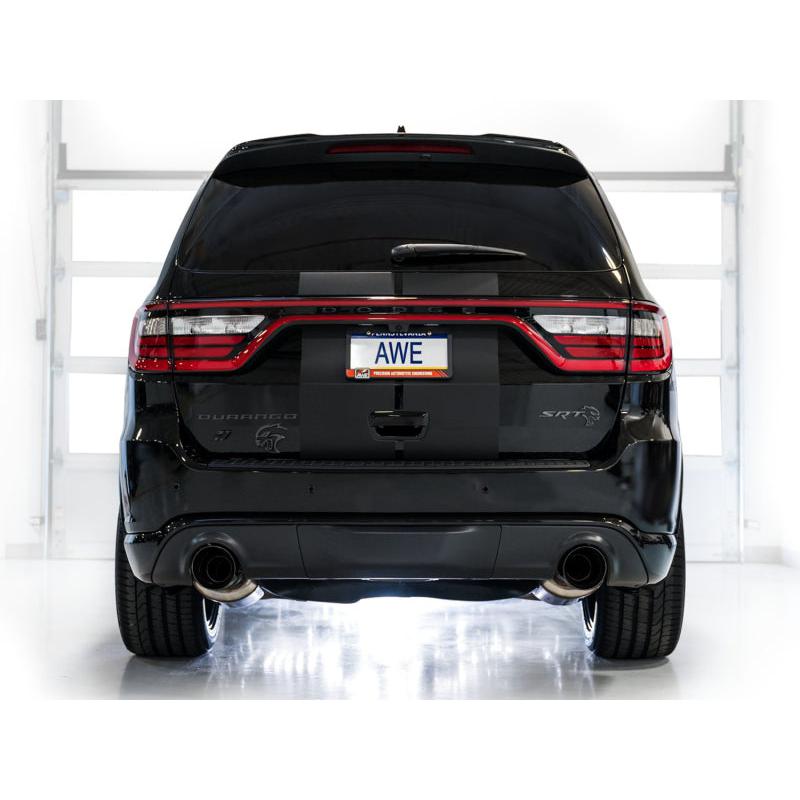 AWE Tuning 18-23 Dodge Durango SRT & Hellcat Touring Edition Exhaust - Diamond Black Tips