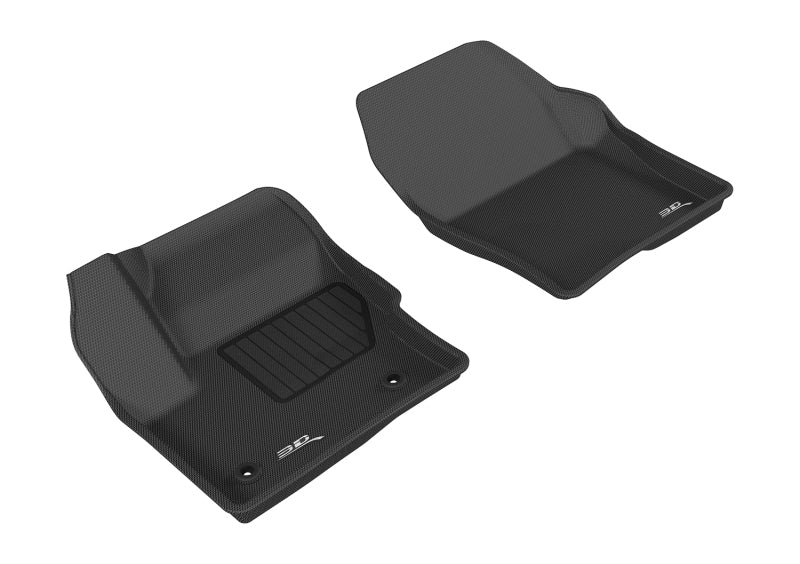 3D MAXpider 2015-2016 MKC Kagu 1st Row Floormat - Black-SR1 Performance
