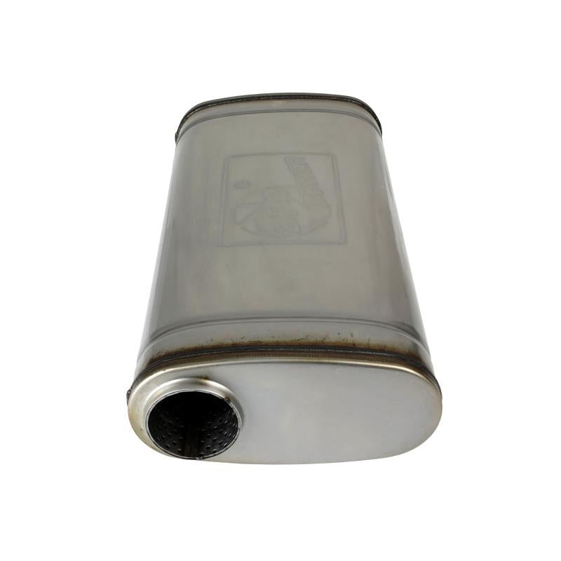 aFe MACH Force XP 304 Stainless Steel Muffler 2.5in Center/Offset 18in L x 9in W x 4in H-SR1 Performance