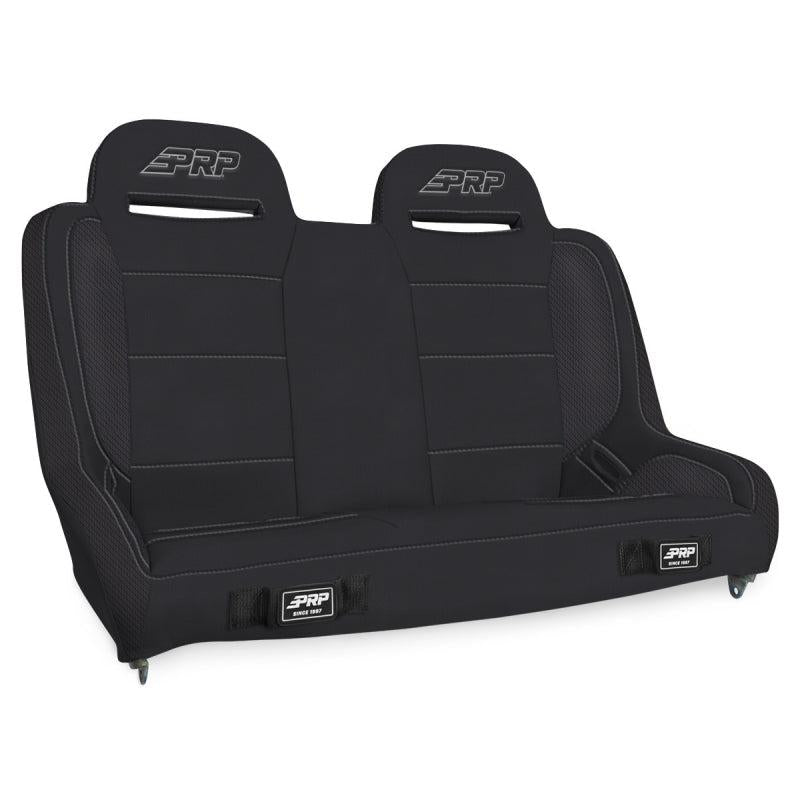 PRP Jeep Wrangler JKU/JLU Elite Series Rear Bench- Black Vinyl