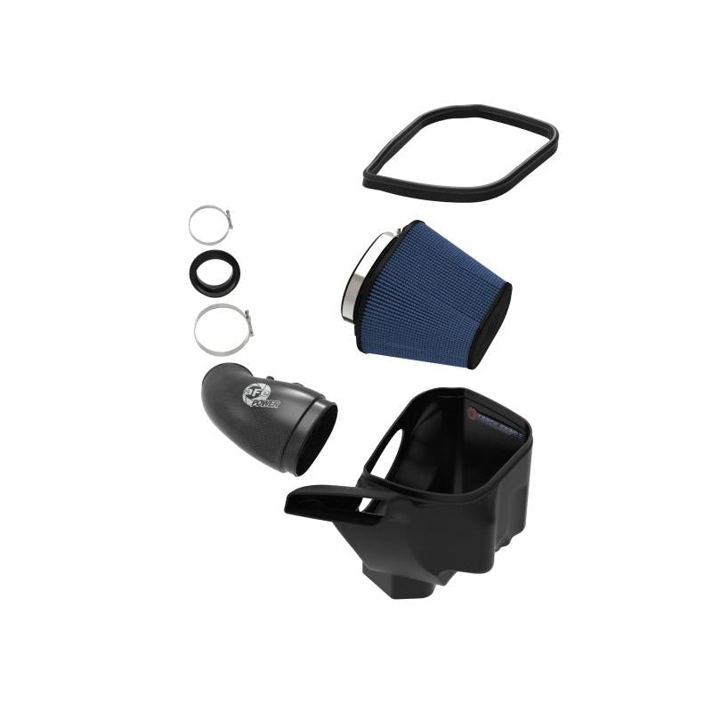 aFe 12-21 Jeep Grand Cherokee 6.4L Track Series Carbon Fiber Cold Air Intake System w/Pro 5R Filter-SR1 Performance