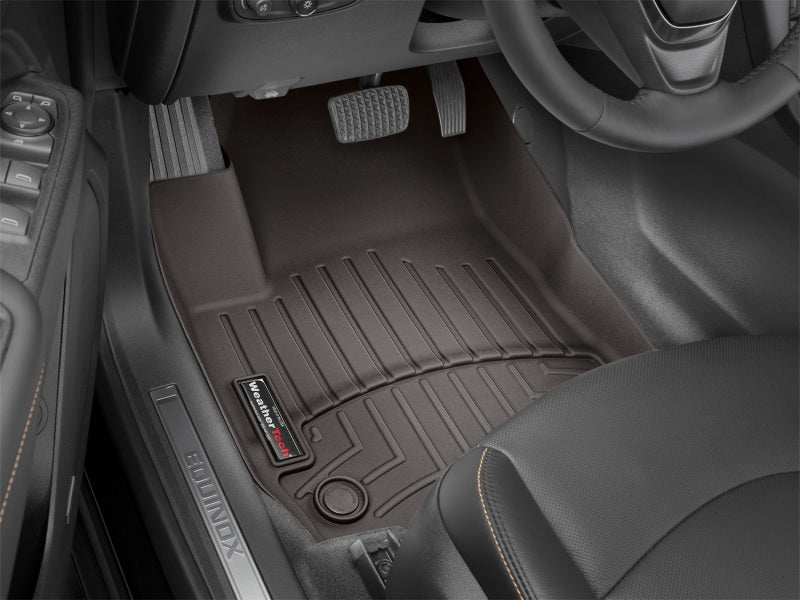 WeatherTech DigitalFit Front FloorLiner for 2019+ Chevrolet Silverado 1500 Crew Cab - Cocoa