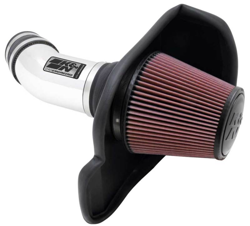 K&N Performance Intake Kit TYPHOON; 11 Dodge Challenger 6.4L V8-SR1 Performance