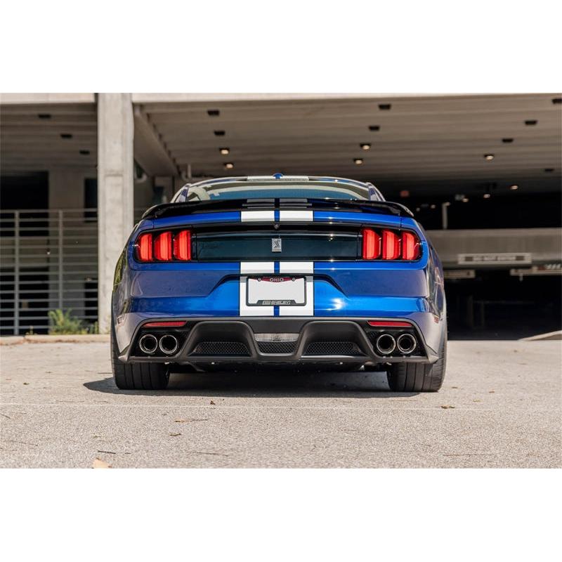 Corsa 2015-2020 Ford Mustang GT350/R 5.2L V8 Dual Rear Cat-Back- Stainless Dual Rear Exit