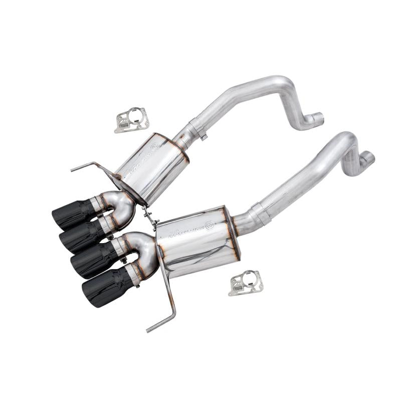 AWE Tuning 14-19 Chevy Corvette C7 Z06/ZR1 Touring Edition Axle-Back Exhaust w/Black Tips