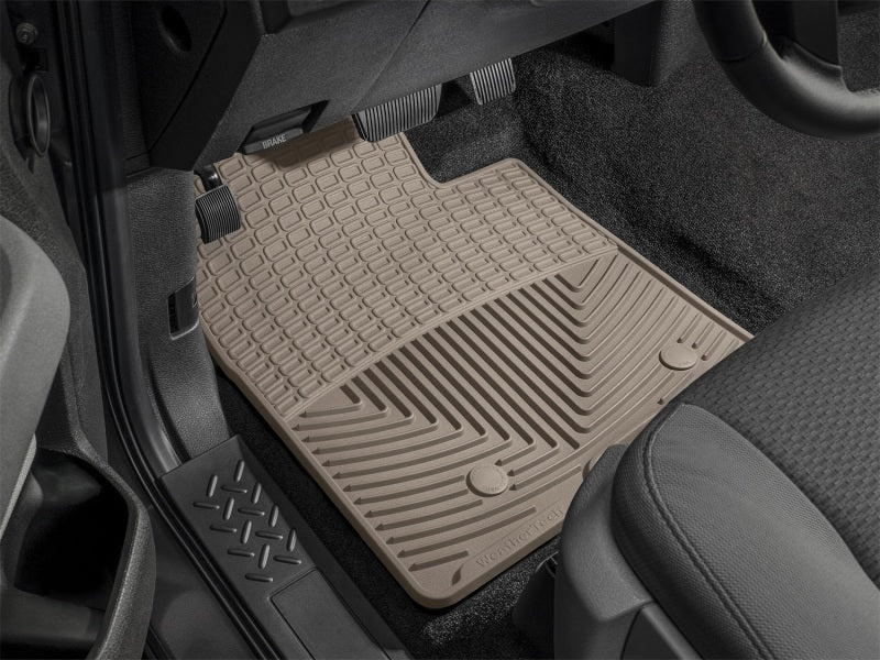 WeatherTech Weatherproof All-Weather Floor Mats for Front and Rear - Tan, Part Number WTLT040185