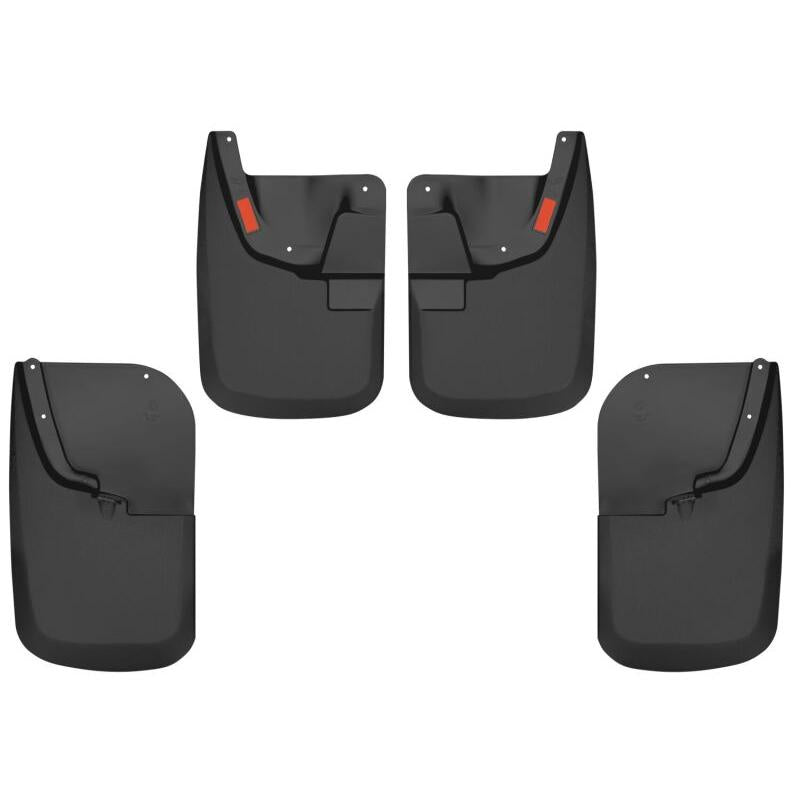 Husky Liners 11-16 Ford F-250 Super Duty/F-350 Super Duty Front and Rear Mud Guards - Black-SR1 Performance