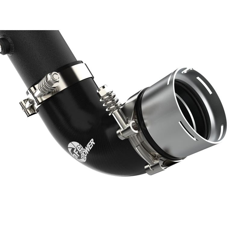 aFe Power 21-22 Ford Bronco L4-2.3L (t) BladeRunner 3 IN Aluminum Hot Charge Pipe Black-SR1 Performance