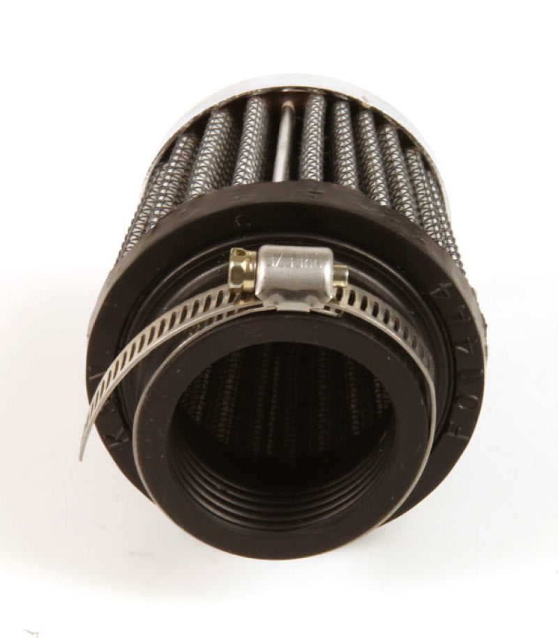 K&N Universal Chrome Filter 1 3/8 inch FLG / 2 1/2 inch Base / 2 inch Top / 2 1/4 inch Height-SR1 Performance