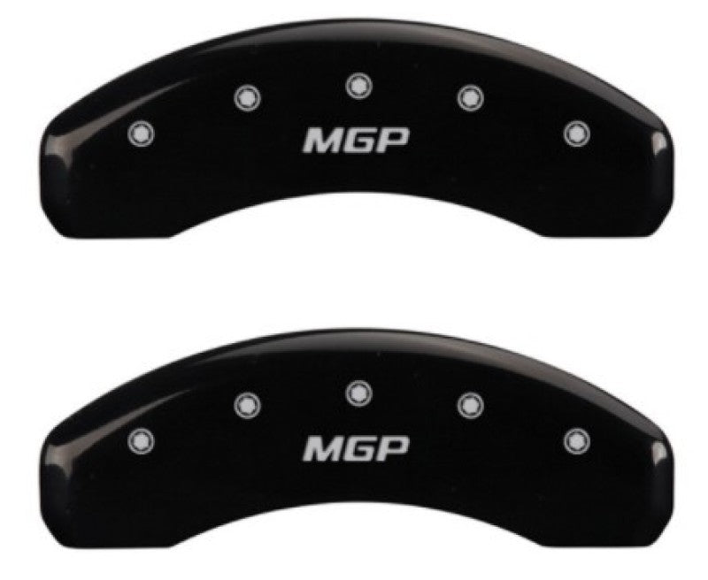 MGP Black Finish Caliper Covers for 2018-2019 Chevrolet Tahoe * Part Number 14254RMGPBK