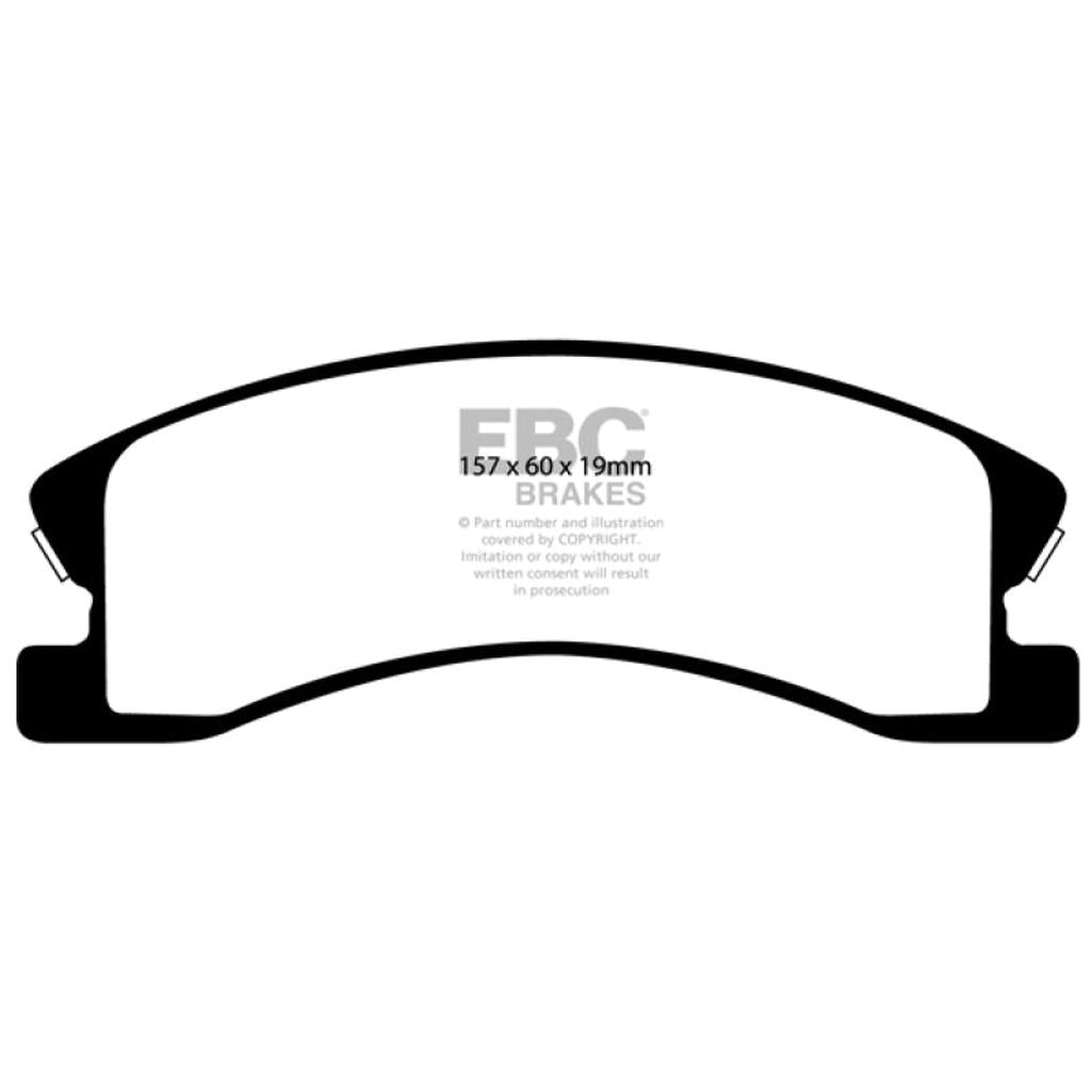 EBC Yellowstuff Brake Pads for Jeep Grand Cherokee 2000-2004 – High-Performance Street and Track Driving