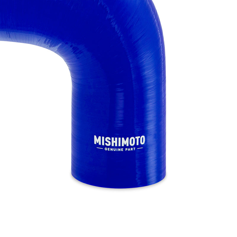 Mishimoto Silicone Reducer Coupler 90 Degree 2.75 Inch to 3 Inch - Blue
