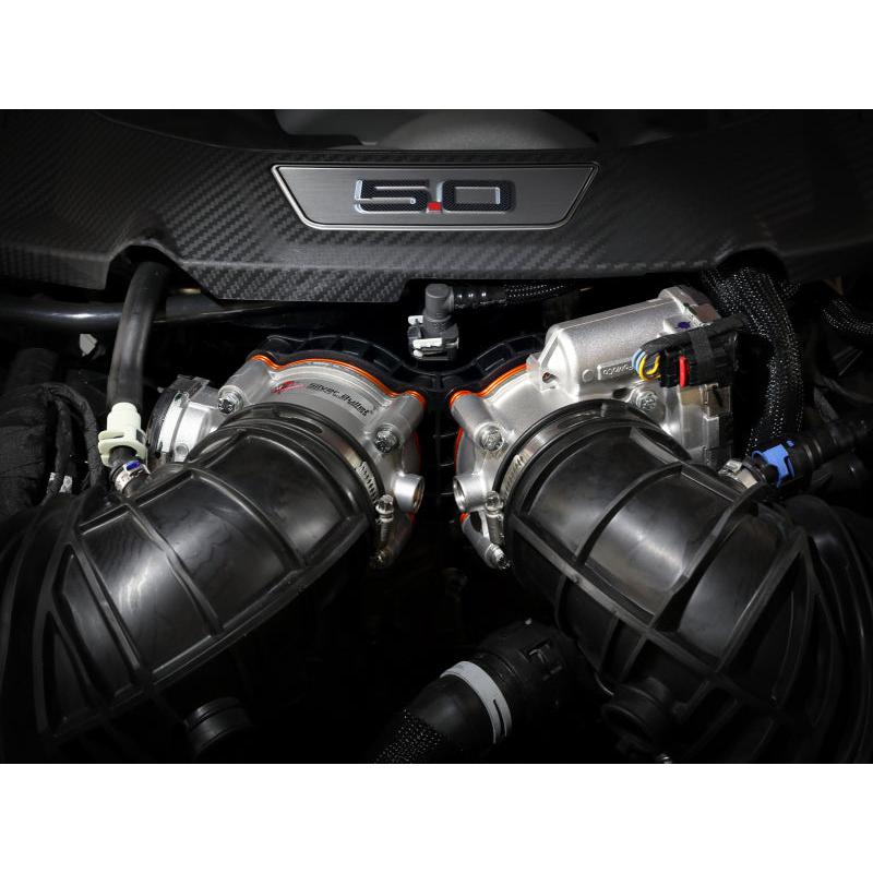 aFe 2024 Ford Mustang GT/ 2024 Ford Mustang Dark Horse V8 5.0L Silver Bullet Throttle Body Spacer-SR1 Performance