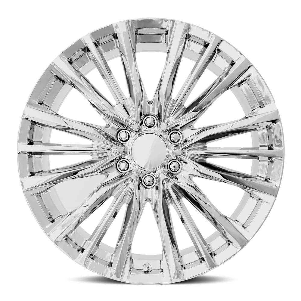 FR 205 - PLATINUM V REPLICA WHEEL-Chrome 26x10 6x5.5 + 31 HB 78.1