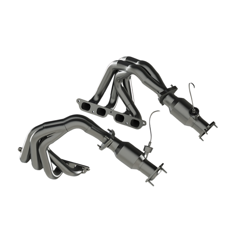 Kooks 22+ Chevrolet C8 Corvette Z06 LT6 1-7/8in. x 2in. SS Tri-Y Headers w/ GREEN Cats