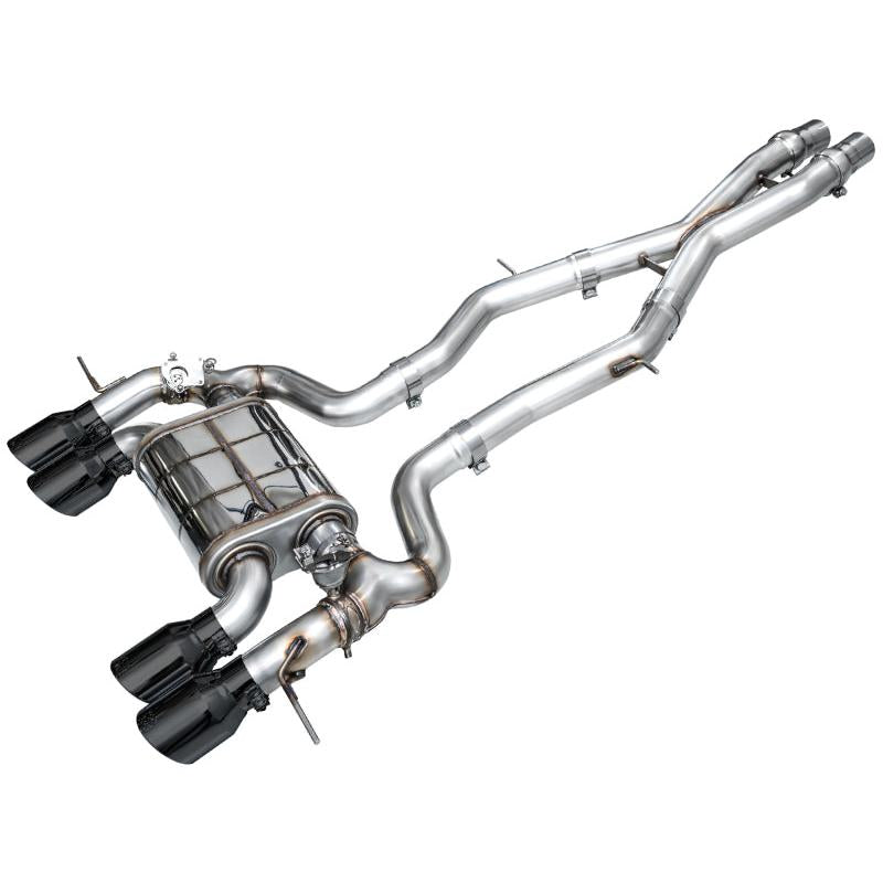 AWE Tuning 23-24 BMW G87 M2 SwitchPath Edition Exhaust - Diamond Black Tips