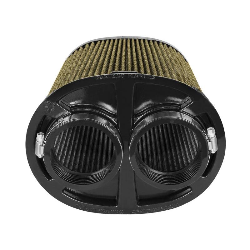 aFe Momentum Intake Rep Air Filter w/PG7 Media-3in F (Dual) x (8.25x6.25)in B x (7.25x5)in T x 9in H-SR1 Performance