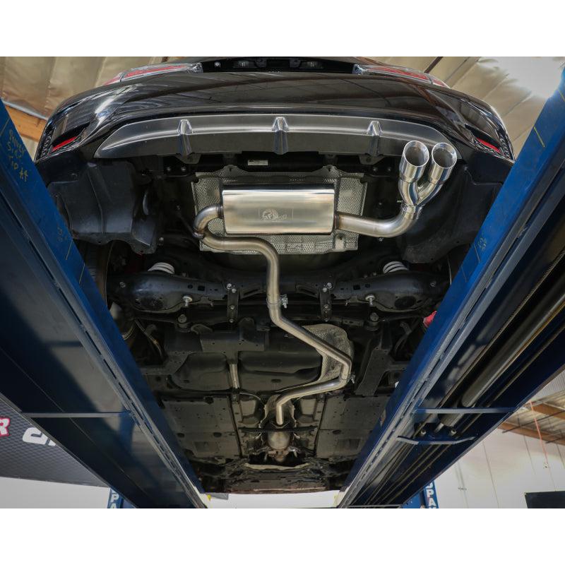 aFe POWER Takeda 2in to 2-1 304 SS Cat-Back Exhaust w/ Polished Tips 11-17 Lexus CT200h 1.8L-SR1 Performance
