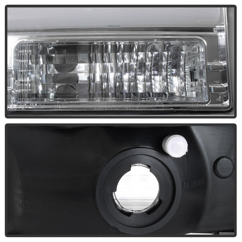 Spyder 99-04 Ford F-250 Super Duty Light Bar Projector Headlights - Chrome (PRO-YD-FF25099V2-LB-C)-SR1 Performance