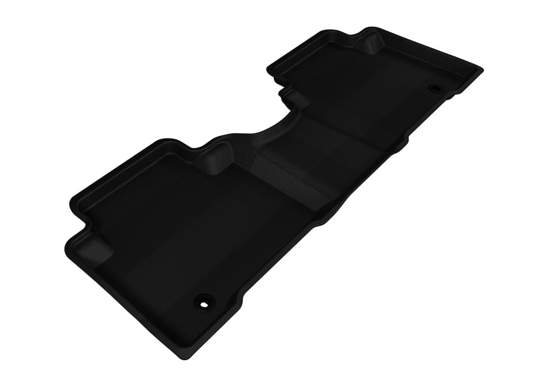 3D MAXpider 2013-2018 Hyundai Santa Fe Sport Kagu 2nd Row Floormats - Black-SR1 Performance