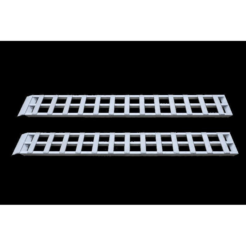 Gen-Y Lightweight 6.5ft Aluminum Loading Ramps 12in x 78in 600lb Capacity Per Ramp - Pair