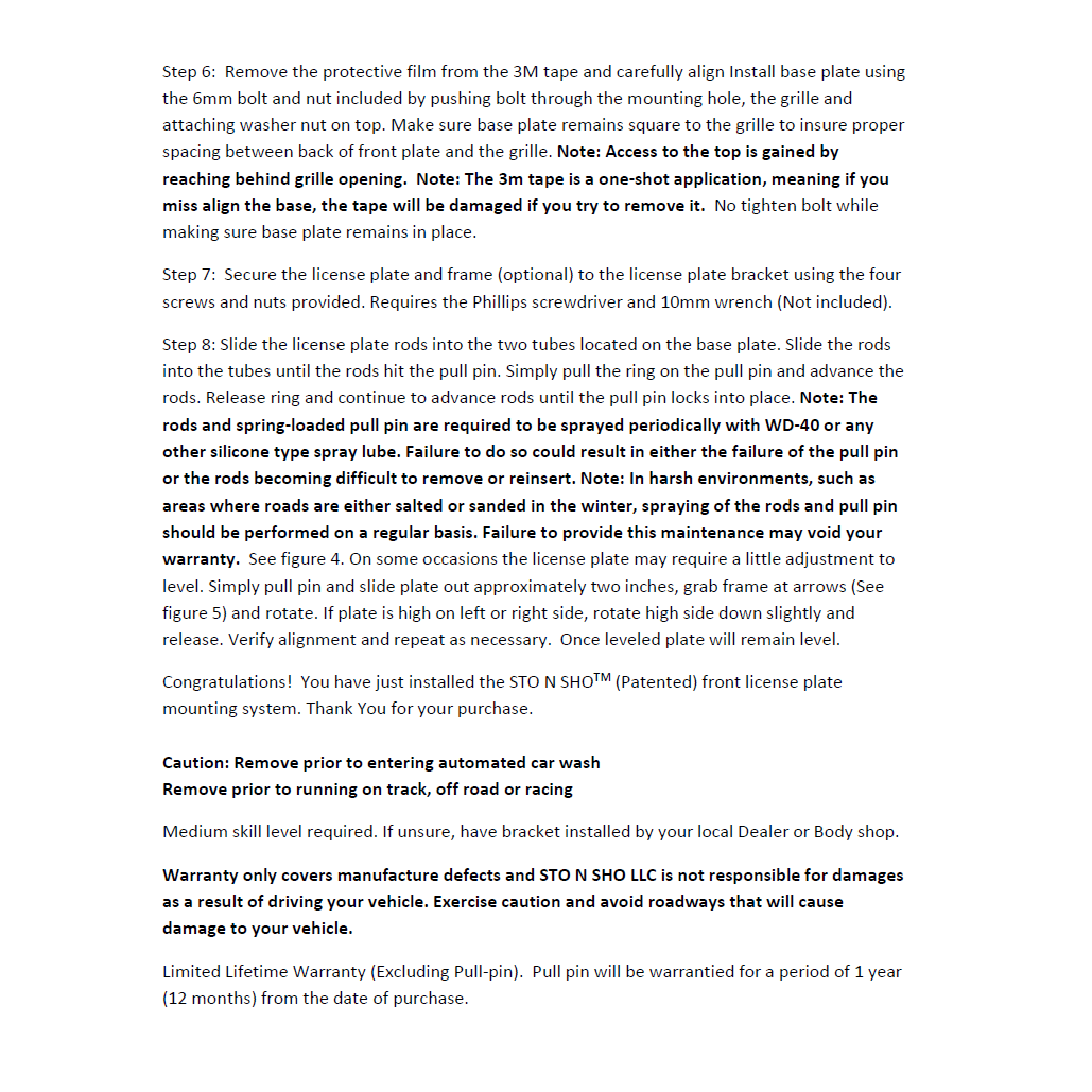 22-23 Ford Maverick License Plate Frame Bracket-SR1 Performance