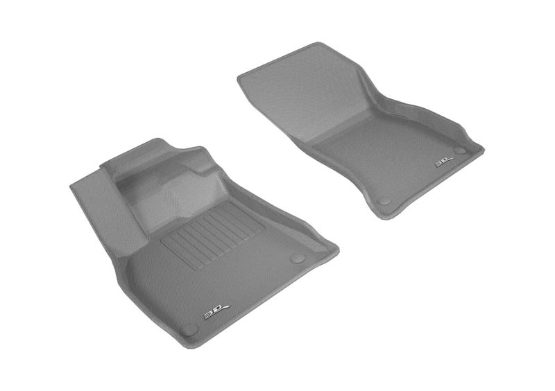3D MAXpider 2018-2020 Audi Q5 Kagu 1st Row Floormat - Gray-SR1 Performance