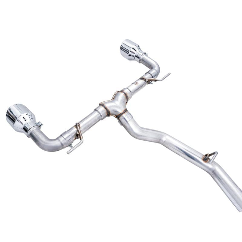 AWE Subaru BRZ/ Toyota GR86/ Toyota 86 Track Edition Cat-Back Exhaust- Chrome Silver Tips