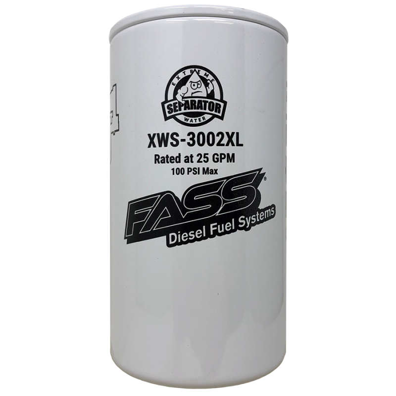 FASS Hydroglass Titanium Signature Series Extended Length Extreme Water Separator XWS-3002XL-SR1 Performance