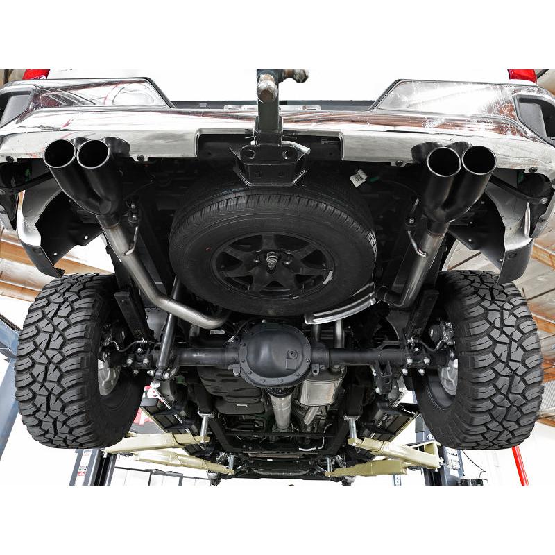 aFe Vulcan Series 3in-2-1/2in 304 SS Cat-Back 2019 GM Silverado / Sierra 1500 V8-5.3L w/ Black Tips-SR1 Performance