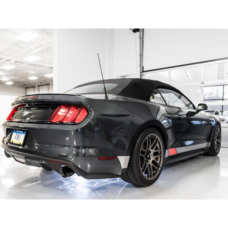 AWE Tuning S550 Mustang EcoBoost Axle-back Exhaust - Touring Edition (Diamond Black Tips)