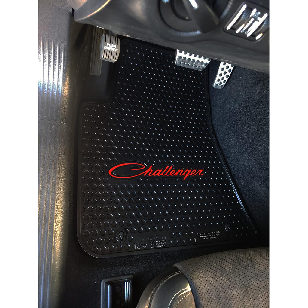 Lloyd Mats Custom-Fit All-Weather Signature Rubber Floor Mats for Dodge Challenger RWD 2011-2023
